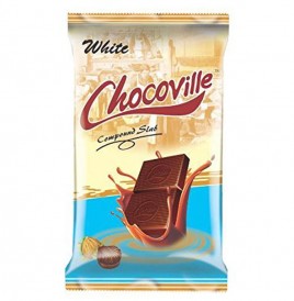 Chocoville White Compound Slab   Pack  500 grams